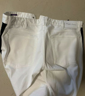 Neu mit Etikett: 695 $ Ralph Lauren Purple Label Herrenjeanshose Weiß/Schwarz 40/32L Italien