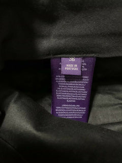 Neu mit Etikett: 495 $ Ralph Lauren Purple Label Herrenhose Schwarz 36 US (52 Euro)