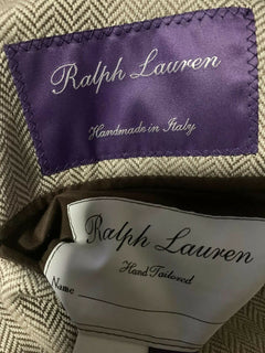 NWT $4995 Ralph Lauren Purple Label Men Sport Coat Blazer LT Brown 42 Hand made