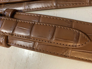 New $3150 Bottega Veneta Mens Crocodile Belt 509419 Brown 105/42 Italy