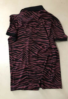 NWT $590 Bottega Veneta Mens Polo Shirt Black/Burgundy M US ( 50 Eu ) Italy