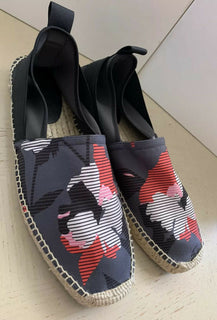 Neu $325 Emporio Armani Herren Espadrille-Schuhe Grau 11 US/10 UK X4S020