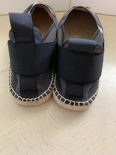 Neu $325 Emporio Armani Herren Espadrille-Schuhe Grau 11 US/10 UK X4S020