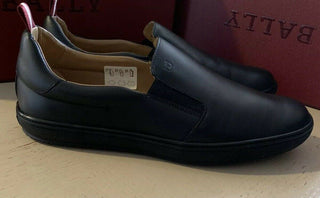 Neue $510 Bally Herren Orniel Leder Sneakers Schuhe Schwarz 10,5 US Schweiz
