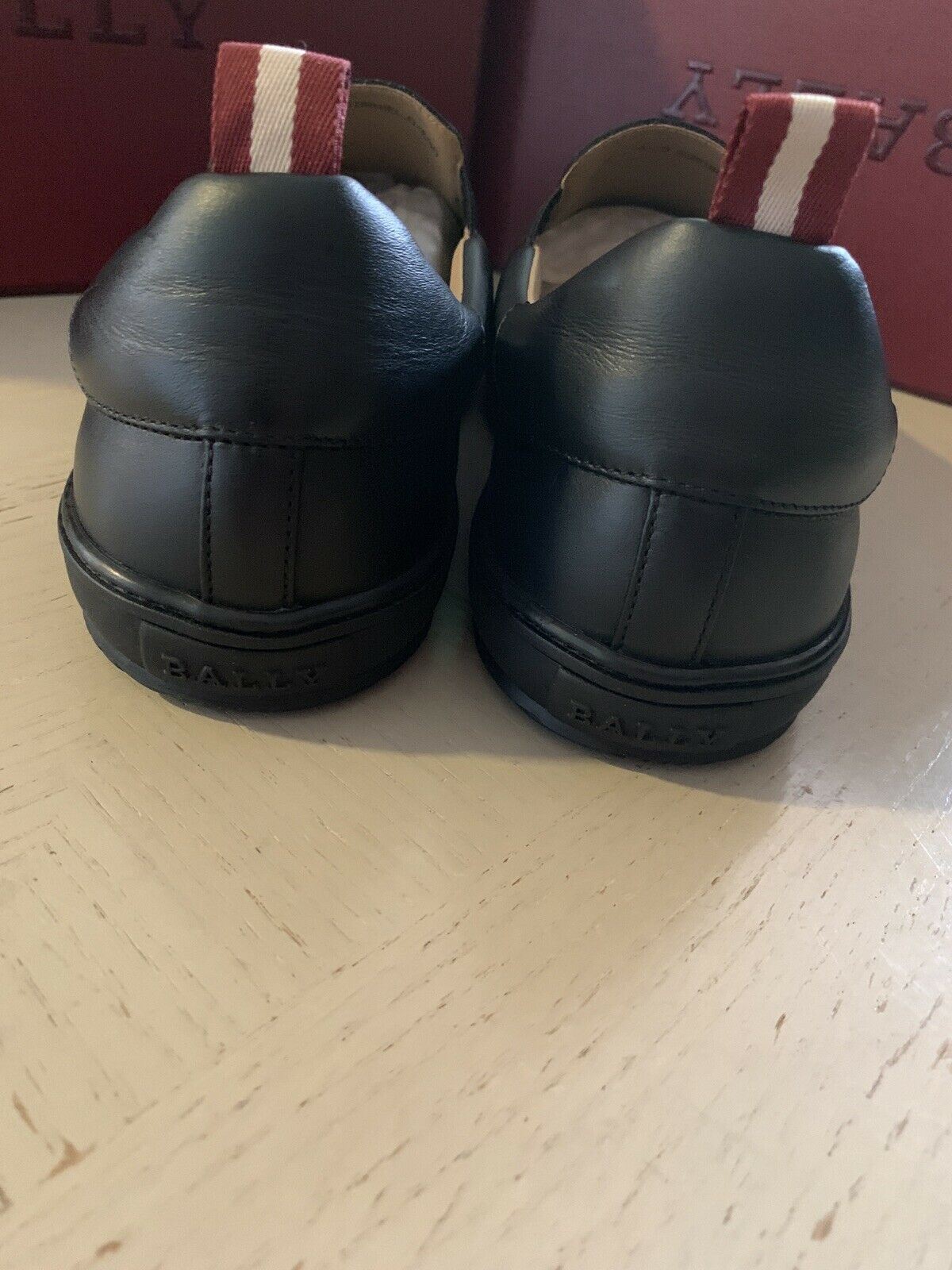 Новые мужские кожаные кроссовки Bally Orniel за 510 долларов США, черные 10,5 США, Швейцария