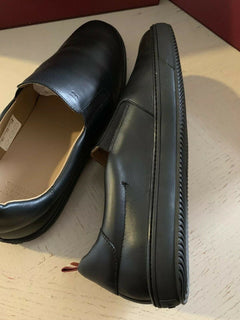 Neue $510 Bally Herren Orniel Leder Sneakers Schuhe Schwarz 10,5 US Schweiz