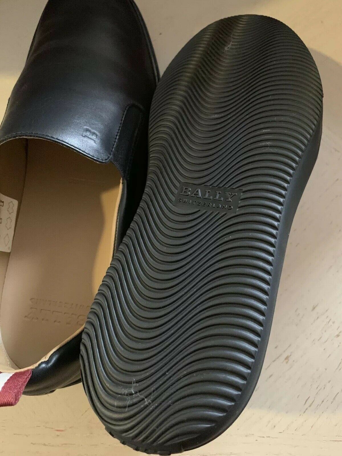 Новые мужские кожаные кроссовки Bally Orniel за 510 долларов США, черные 10,5 США, Швейцария