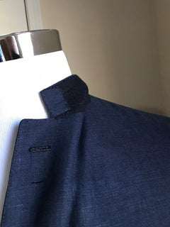 NWT $1995 Ralph Lauren Purple Label Herren Leinen Sportmantel Blazer Marineblau 42R US Ita