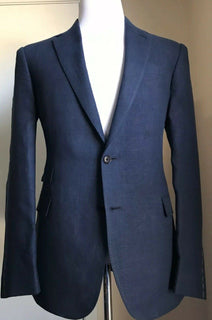 NWT $1995 Ralph Lauren Purple Label Мужской льняной спортивный пиджак Темно-синий 38S США Италия