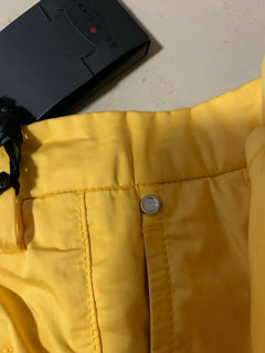 NWT 995 $ Kiton Herrenhose Gelb 38 US (54 Eu) Italien