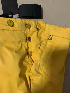 NWT 995 $ Kiton Herrenhose Gelb 38 US (54 Eu) Italien