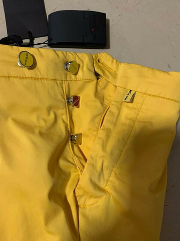 NWT 995 $ Kiton Herrenhose Gelb 38 US (54 Eu) Italien