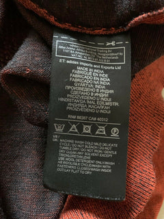 New $180 adidas Mens Quarter - Zip Sweater Red Size M