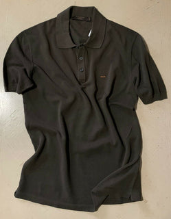 NWT $475 Ermenegildo Zegna Couture Men Polo Shirt Green S US ( 48 Eu ) Italy
