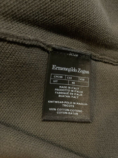 NWT $475 Ermenegildo Zegna Couture Men Polo Shirt Green S US ( 48 Eu ) Italy