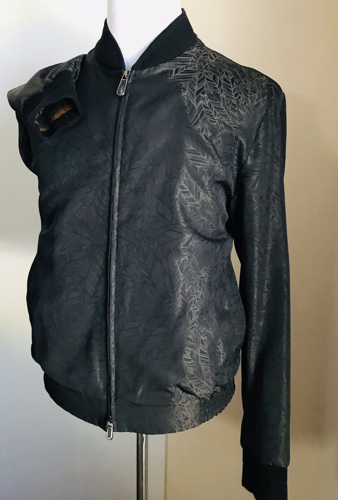 Neu 2295 $ Ermenegildo Zegna Couture Jackenmantel DK Schwarz 40 US ( 50 Eu)