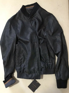 Neu 2295 $ Ermenegildo Zegna Couture Jackenmantel DK Schwarz 40 US ( 50 Eu)