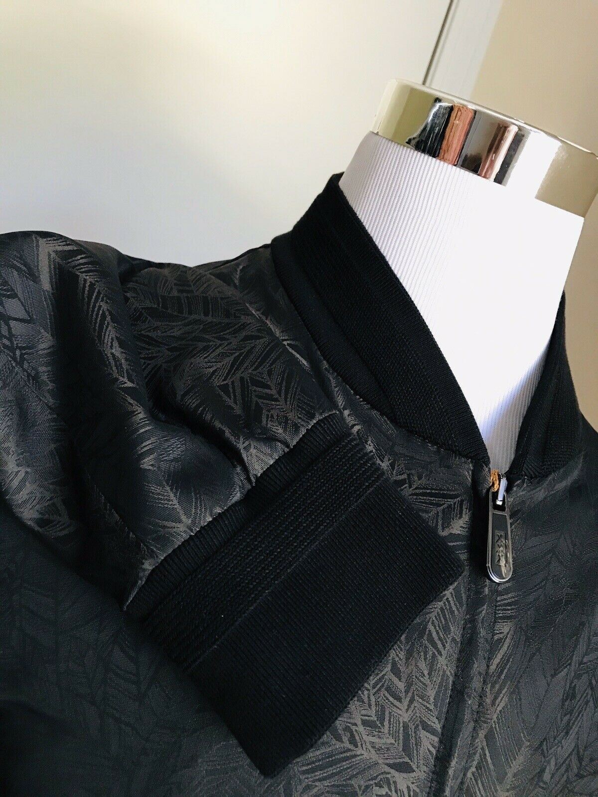 New $2295 Ermenegildo Zegna Couture Jacket Coat DK Black 40 US ( 50 Eu)