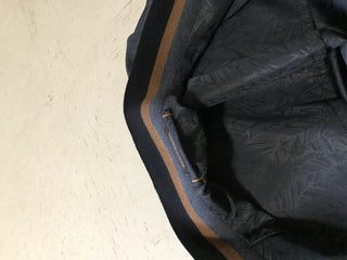 Neu 2295 $ Ermenegildo Zegna Couture Jackenmantel DK Schwarz 40 US ( 50 Eu)