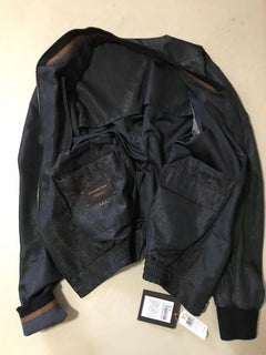 Neu 2295 $ Ermenegildo Zegna Couture Jackenmantel DK Schwarz 40 US ( 50 Eu)