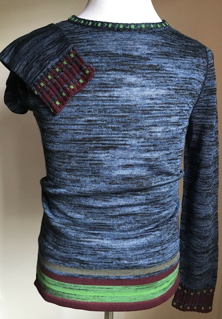 NWT $890 Bottega Veneta Mens Crewneck Sweater Blue/Navy 40 US ( 50 Eu ) Italy