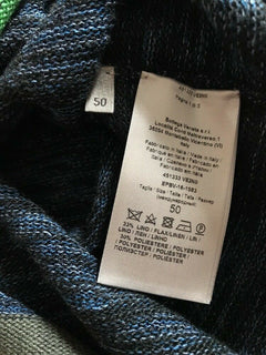 NWT $890 Bottega Veneta Mens Crewneck Sweater Blue/Navy 40 US ( 50 Eu ) Italy