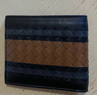 New Bottega Veneta Mens Wallet Black/Brown 113993 Italy