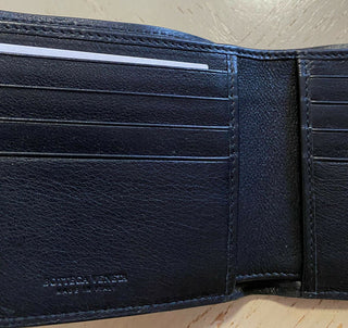 New Bottega Veneta Mens Wallet Black/Brown 113993 Italy