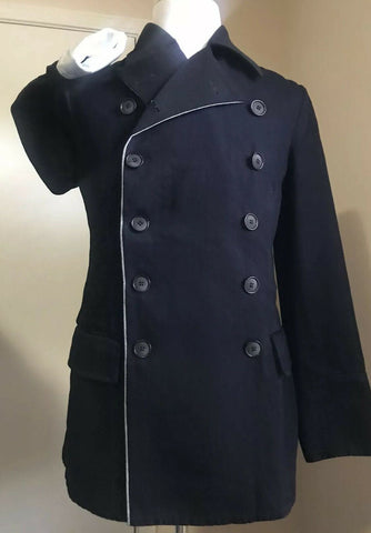 New $2595 Giorgio Armani Men Jeans Trench Coat Jacket Blue/Navy 40 US ( 50 Eu )