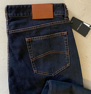 Neu mit Etikett: 875 $ Giorgio Armani Herren Jeanshose Schwarz 36 US (52 Eu) Italien