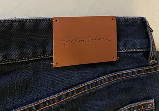 Neu mit Etikett: 875 $ Giorgio Armani Herren Jeanshose Schwarz 36 US (52 Eu) Italien