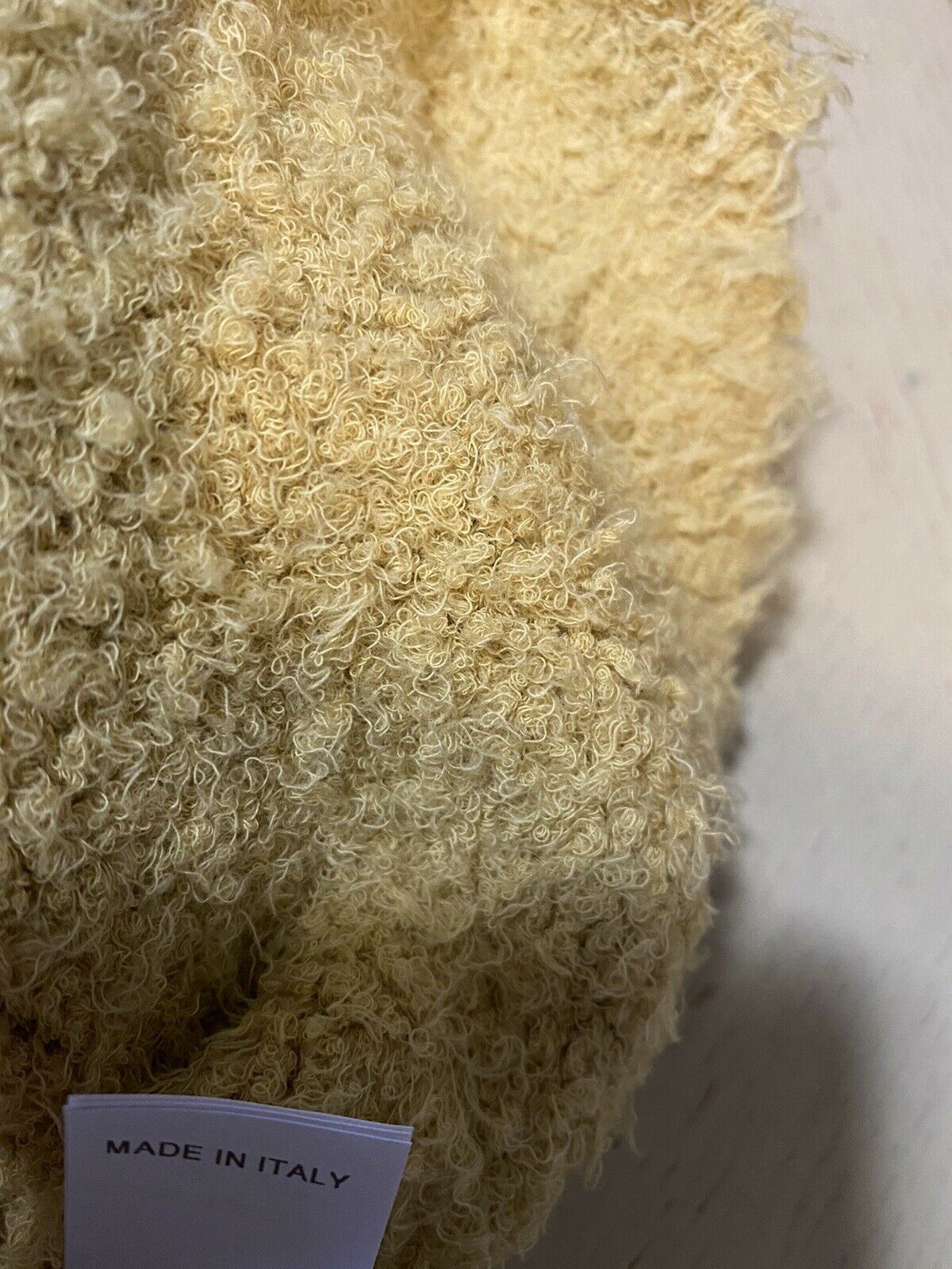 Neu $2142 Brunello Cucinelli Damen Pullover aus strukturierter Baumwollmischung Braun L Italien