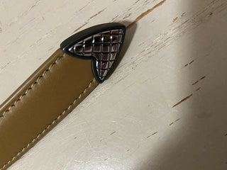 New $610 Bottega Veneta Mens Leather Belt 509418 Brown 90/36 Italy