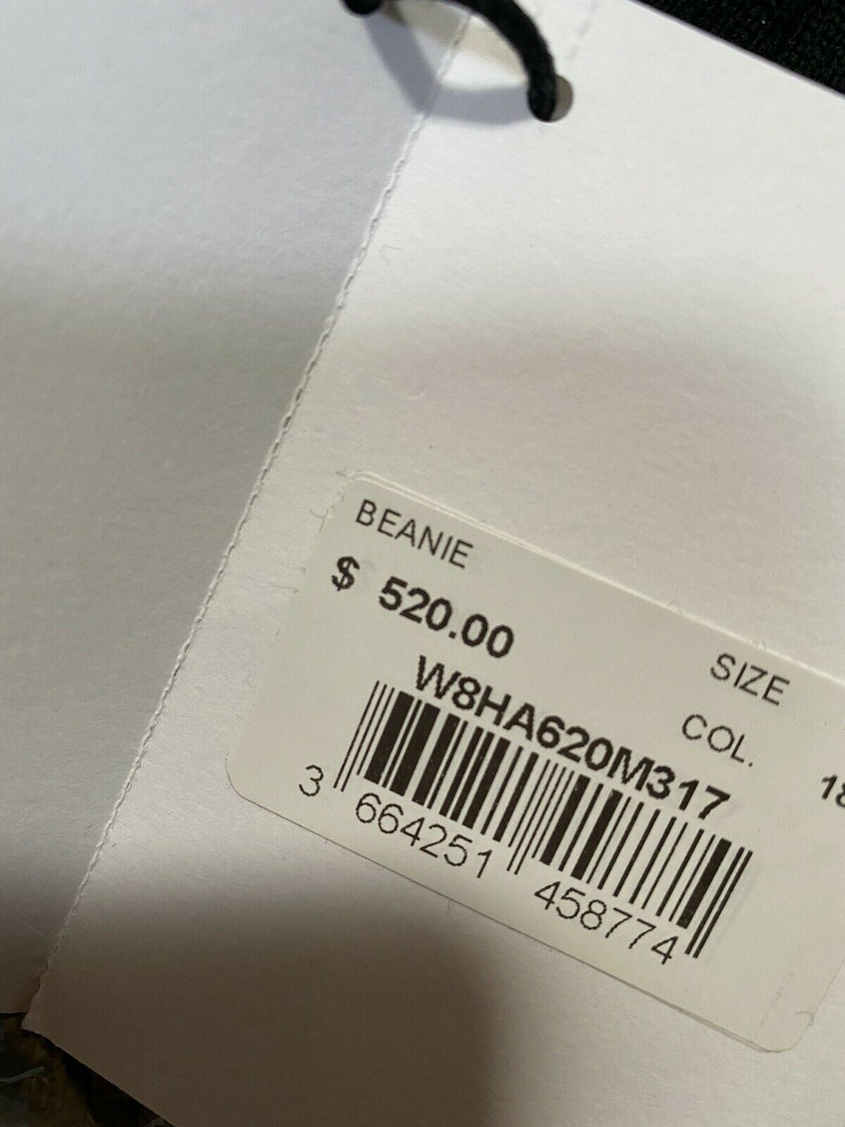 СЗТ $520 Шапка-бини с логотипом Balmain, черный/белый, один размер