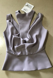 New $1235 Balenciaga Women’s Top Tank Blouse LT Purple Size 38 Italy