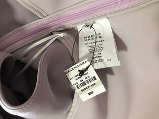 New $1235 Balenciaga Women’s Top Tank Blouse LT Purple Size 38 Italy