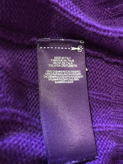 Neu mit Etikett: 995 $ Ralph Lauren Purple Label Herren-Kaschmir-Rundhalspullover Hellblau S