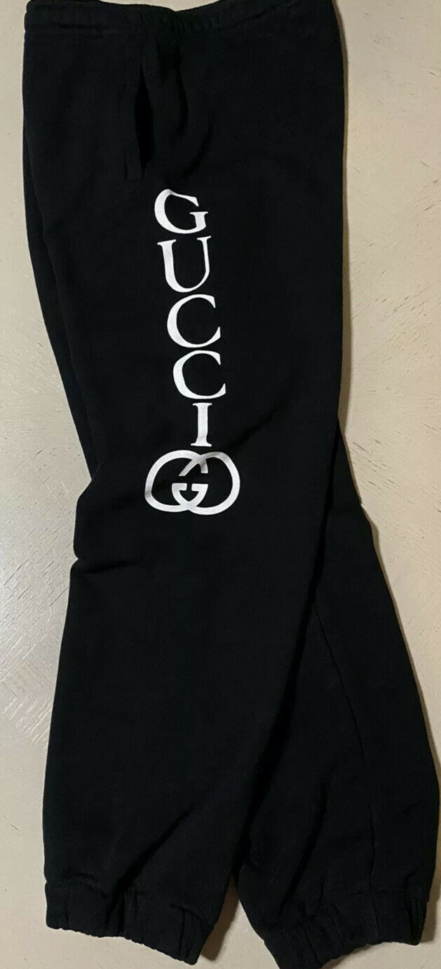 NWT $875 Gucci Mens Sweat Pants Black Size XXL Made in Italy