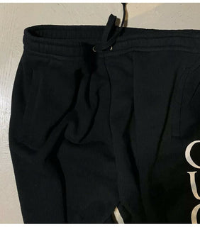 Neu mit Etikett: 875 $ Gucci Herren-Trainingshose, Schwarz, Größe XXL, hergestellt in Italien