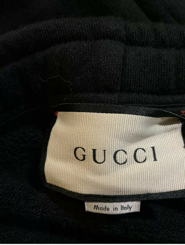 NWT $875 Gucci Mens Sweat Pants Black Size XXL Made in Italy