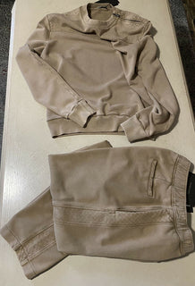 New $1980 Bottega Veneta Men Jump Suit Pullover Pants Khaki M US/48 Eu Italy