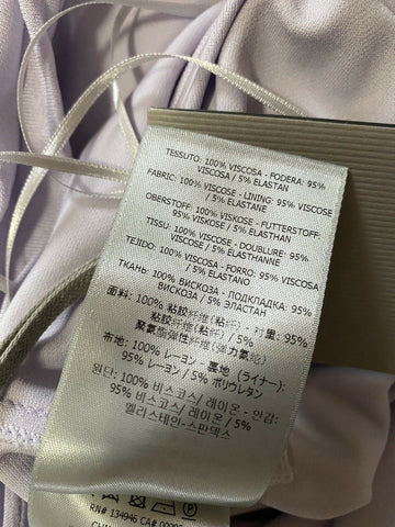 New $2850 TOM FORD Sleeveless Tiered Jersy Handkerchief Dress Purple 8 US/42 It