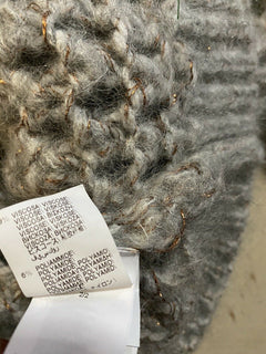 Neu $2145 Brunello Cucinelli Damen Kaschmir-Mohair-Cardigan-Pullover Grau XL