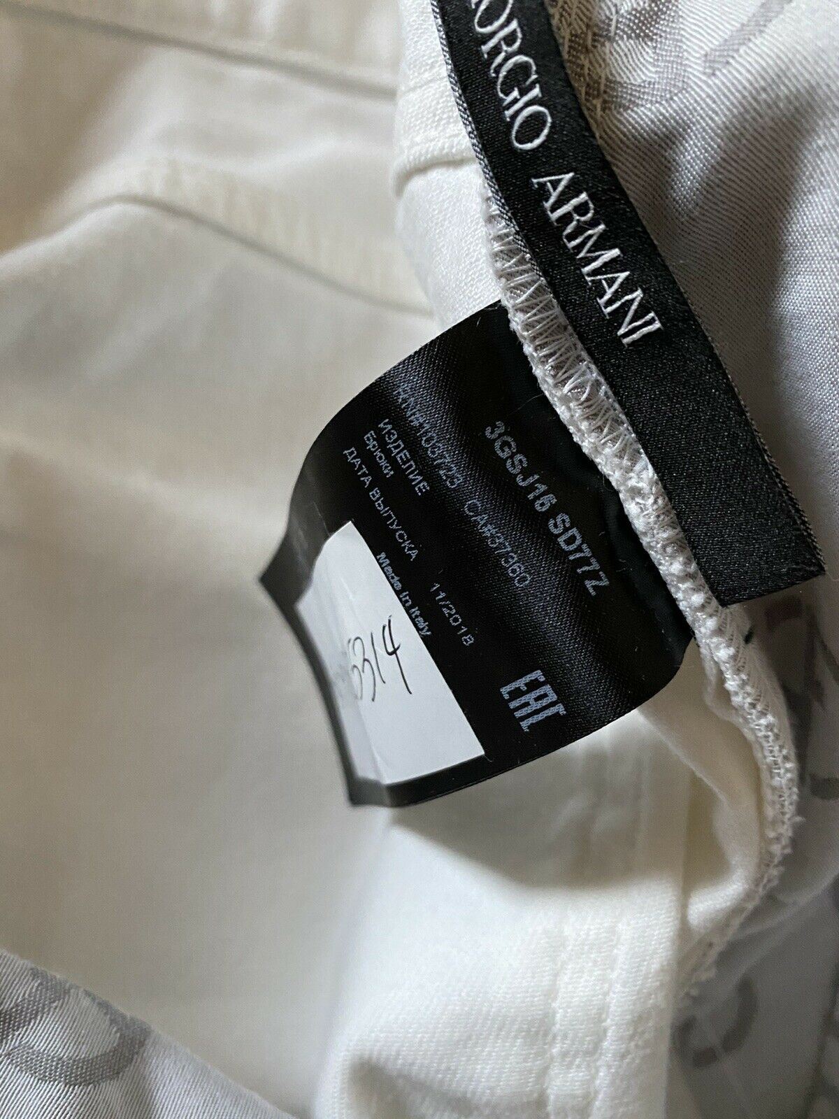 NWT $625 Giorgio Armani Men Jeans Pants White 38 US ( 54 Eu ) Italy