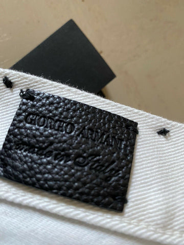 NWT $625 Giorgio Armani Men Jeans Pants White 38 US ( 54 Eu ) Italy