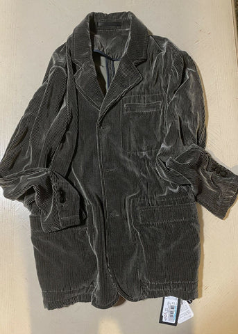 NWT $2195 Giorgio Armani Men Velvet Sport Coat Jacket Blazer Green 40 US/50 Eu