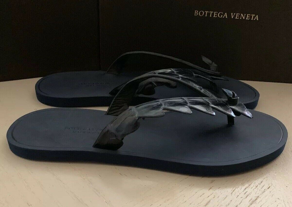 Мужские сандалии из крокодиловой кожи Bottega Veneta, 620 долларов США, DK Navy 8 US 