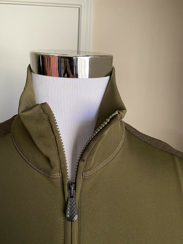 Neu mit Etikett: 820 $ Bottega Veneta Herrenpullover Bonded Sweat Jersey Braun 36 US/46 Eu