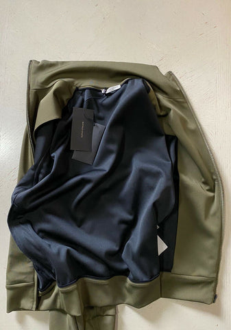 Neu mit Etikett: 820 $ Bottega Veneta Herrenpullover Bonded Sweat Jersey Braun 36 US/46 Eu