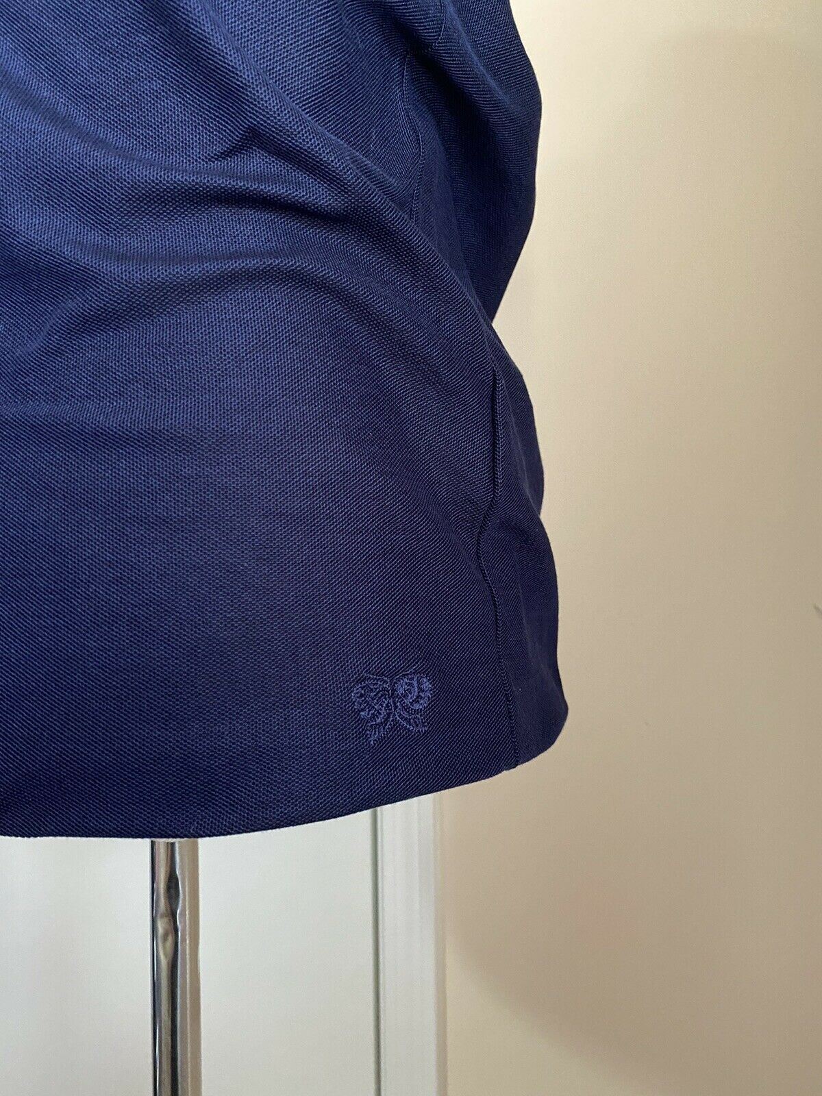 Мужская рубашка-поло Bottega Veneta, синяя, XS, 390 долларов США, США (44 ЕС), Италия